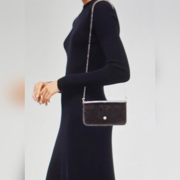 LOUIS VUITTON PATENT LEATHER MONOGRAM VERNIS POCHETTE FELICIE - Picture 8 of 9